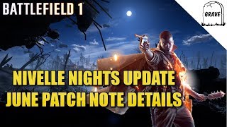 Battlefield 1 June Update Patch Note Details! Nivelle Nights Released!