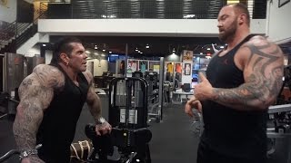 A DAY WITH THOR "THE MOUNTAIN" - 6'9 400LBS - TRAINING GOLDS - EATING BEVERLY HILLS