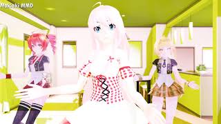MMD BAAM [Miku,Teto,Neru,Luka] model and Motion