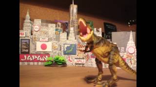 Revoltech T-rex Stop Motion Test (10FPS)