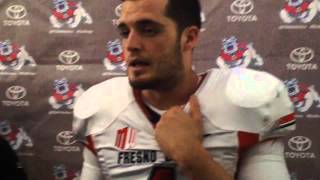 Fresno State's Derek Carr after loss to San Jose State