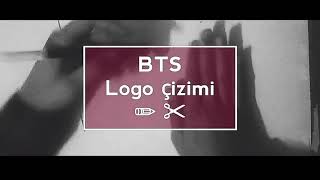 BTS logo çizimi 3D kolay (BTS logo illustration 3D easy) (BTS 로고 그림 3D 쉬운) Deniz CQ