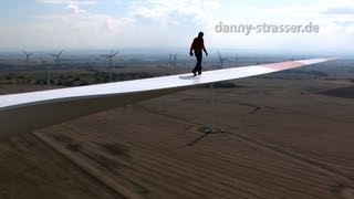 walking on windmill blade 300 feet over ground!