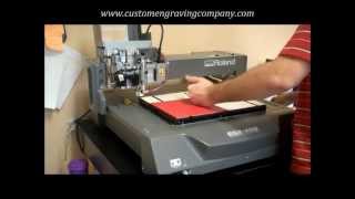 Creating ADA sign with Roland EGX-400 - CUSTOM ENGRAVING COMPANY