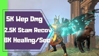 "Guardian's Savagery" - Solo Stamina Warden PvP Build - Bear Pet Included - ESO - Elsweyr