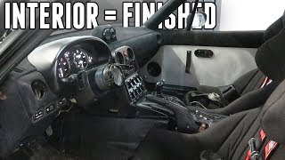 Race Car Interior is Finished - Door Cards & New Gauges