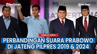 Perbandingan Suara Prabowo di Jateng pada Pilpres 2019 dan 2024: Naik 3 Kali Lipat, Geser Ganjar