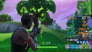 GeForce GTX 1650 -- Intel Core i3-9100F -- Fortnite Battle Royale FPS Test Epic
