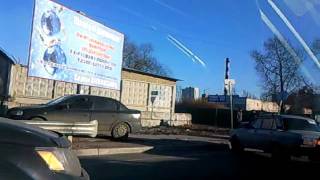 Заезд с моста Кирпы на Березняки