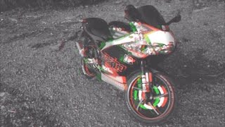 Как собрать мотоцикл с нуля за 8 минут. Aprilia. Априлия.