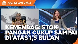 Kemendag Pastikan ketersediaan Pangan Mencukupi, Stok di Atas 1,5 Bulan