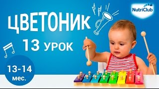 Обучаем гигиене. Развитие ребенка 1-1,5 лет по методике "Цветоник". Урок 13