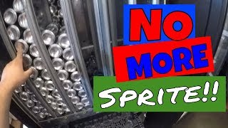servicing vending machines | getting rid of all sprite!!