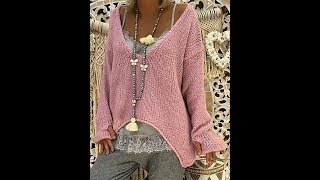Новые Модели Вязаных Свитеров Спицами - 2019 / New Models Of Knitted Sweaters Knitting