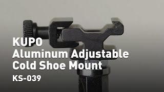 Kupo Aluminum Adjustable Cold Shoe Mount (KS-039)