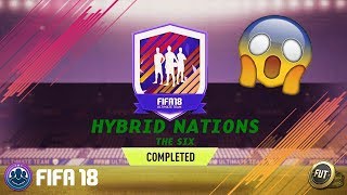FIFA 18 / CHEAPEST HYBRID NATIONS SBC (THE SIX) #FUT18