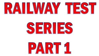 RPF Railway GK Test Series for SI, constable RRB exams  01/17