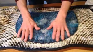 Wet Felting a Hat Part 2
