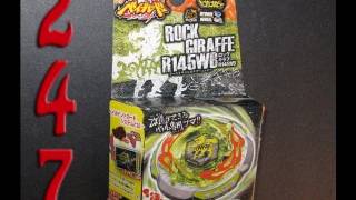 Rock Giraffe R145WB Beyblade Takara Tomy Unboxing BB-78 Defense
