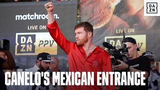 Canelo's Incredible Entrance For GGG Trilogy Weigh In ????????
