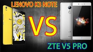 Lenovo K3 note vs ZTE V5 pro (сравнение, тесты, игры)