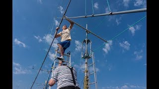 Установка антенны двойной квадрат на КВ