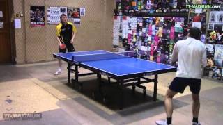 Короткий тест: DONIC Baxter 1.8 мм на BUTTERFLY Grubba All+