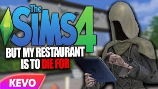 Sims 4 but my restaurant is to die for