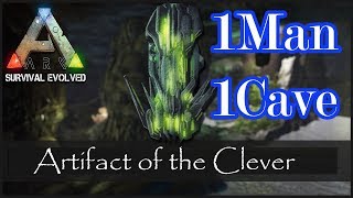 Solo Cave Near Volcano | Artifact of the Clever | Ark Surival Evolved Mobile