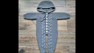 Комбинезон спицами. Реглан сверху. Расчет. Описание.