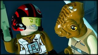 LEGO Star Wars The Force Awakens - 100% Guide - Poe to the Rescue - ALL Minikits