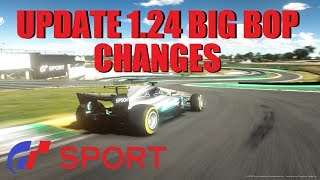 GT Sport Update 1.24 Big BOP Changes & Mercedes F1 Car Fix