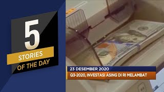 Q3-2020, Investasi Asing Di RI Melambat, Hingga Trump Ancam Tak Teken Stimulus Warga AS