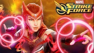 Marvel Strike Force. Алая ведьма. Налет.