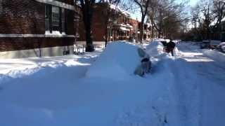 45 cm of snow