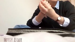 French Asmr - Tablet sounds - tapping - voice