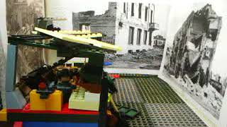 Lego WW2 "Затишье перед бурей" обзор моей самоделки по Сталинграду