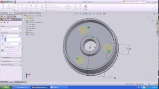 Solidworks Tutorial 6(2)-Τροχαλία εντατήρα ιμάντα