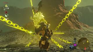 BOTW Master Mode 3 Heart - Naked gold lynel kill