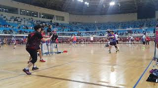2019 인천시 배드민턴대회 남복40C 16강 배주현.임하선