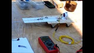 Испытание импеллера ADF35 100 6000KV