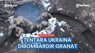 Granat Rusia Luluh Lantakkan Parit Pasukan Ukraina