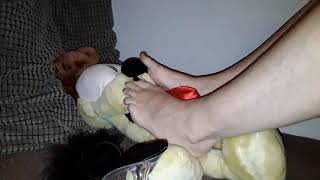 Small TRAMPLING and foot play