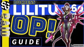 RAID SHADOW LEGENDS | DUCHESS LILITU GUIDE MASTERIES SPOTLIGHT LEVEL 60 GAMEPLAY ARENA