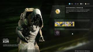 Destiny 2 — где торговец Зур с 7 июня по 11 июня