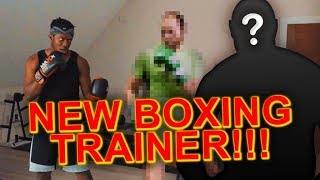 MY NEW BOXING TRAINER