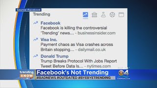 Trending: Facebook to remove 'Trending' news feature