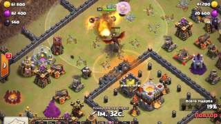 Тотал на кв. 1 атака тх11, 3 атаки тх10 в игре Clash of clans