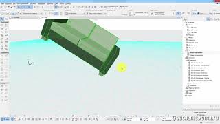 Уроки ArchiCAD (архикад) Как повернуть объекты в Архикаде?