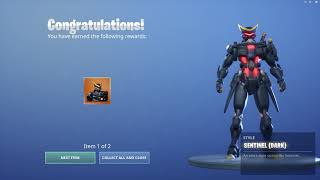 *UNLOCKING* The (Dark) Sentinel Skin In Fortnite...!!!